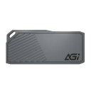 AGI 1TB 外付け SSD ED238 USB3.2 Gen2 Type-A/C対応、iPhone / PS5 / PS4 動作確認済み 読出最大1050MB/秒 ポータブル 軽量 小型 メタルケース 耐衝撃