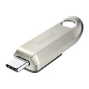 SanDisk 128GB ウルトララックス USB Type-Cフラッシュドライブ - 最大400MB/秒、USB 3.2 Gen 1、プレミアムメタルデザイン - SDCZ75-128G-G46。