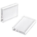 KINOKINO プライス カード立て アクリル カード スタンド 値札 pop 販促 (120×80mm 2個セット)