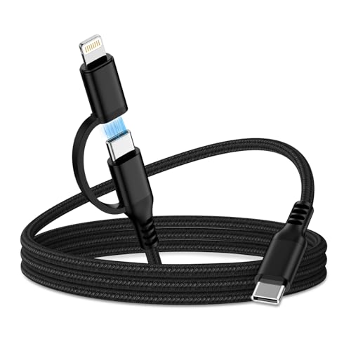 GAEF iPhone 16充電 2in1 充電ケーブル 0.9M タイプ Cケーブル & ライトニング 30W...