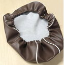 国産品 厚手合皮素材! クレアスクーピー専用設計シートカバー(茶色) 取り付け簡単 被せるだけの口ゴム式 AF55-BRO