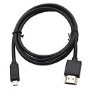 ViViSun【JCT請求書発行可能】ハイスピード HDMI(オス)to micro HDMI(オス)変換ケーブル2.0V 4K画質 HDMIタイプAオス-micro HDMIタイプC(micro)オス 24K金メッキ 18Gbps高速データ伝送 (1.5m)