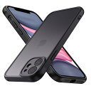 iPhone 11 用 ケース iphone 用 カバー 耐衝撃 滑り止め 指紋防止 米軍MIL規格 つや消し表面 耐衝撃 黄変しにくい 耐久ケース レンズ保護 ワイヤレス充電 IPhone 11 ブラック