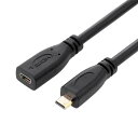 NFHK HDMI 1.4 D タイプ マイクロ HDMI オス - マイクロ HDMI メス M/F 延長ケーブル 30cm, NF-HD-089-0.3M