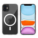 iPhone 11 ケース クリア 耐衝撃 Magsafe対応 軽量 薄型 滑り止め 傷防止 PC ストラップホール付き ワイアレス充電対応 スマホカバー EUMADOVE (クリア, IPhone 11)