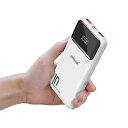 JVGoal モバイルバッテリー 10000mAh 22.5W急速充電PD3.0&QC3.0軽量コンパクトType-C入出力ポート3台同時充電可 搭載 LED残...