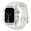 LIRUWECH for Apple Watchバンドとケースと背面ケースの3in1一体型デザイン 49mm/45mm/44mm/42mm/41mm/40mm ...