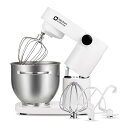 Kitchen in the box スタンドミキサー 5L大容量 3種類アタッチメント 6段階スピード調節 卓上型ミキサー 混ぜる/練る/泡立てる 一台三役 ...