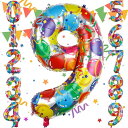 Sekat 数字 バルーン 40インチ マルチ ナンバーバルーン 誕生日 風船 バースデー 飾り アルミ風船 ハッピーバースデー 結婚式パーティー 記念日 ウェ...