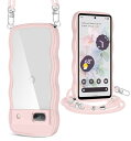 Pixel 7A ケース クリア ショルダー ストラップ付き 人気 かわいい 全面保護 ピクセル 7a カバー 透明 スマホケース 首かけ 肩掛け TPU 薄型 軽量 取り外し可能 長さ調整可能 ワイヤレス充電対応
