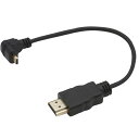 Entaniya 短いショートケーブル(HDMI Type A -L型 micro) 12 cm 【C022】