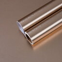 CHIHUT ウォールステッカー 壁紙シール 冷蔵庫 ローズゴールド 45cmx6m リメイクシート 金属 つや消し 食器洗い機 キッチン 調理台 カッティングシート インテリアシール 剥がせる壁紙 シール
