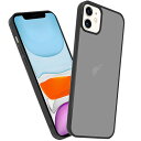 KPNS スマホケース iPhone 11 ケース 米軍MIL規格 肌触りも良い 半透明 耐衝撃 超軽薄 指紋防止 黄変防止 アイフォン11 保護 カバー(ブラ...