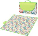Vaspo レジャーシート ピクニックマット 大判 200x150cm 3〜6人用 折りたたみ 防水 防湿 洗える 簡単収納 持ち運び便利 四季適用 花見・ピク...