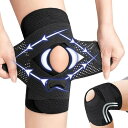 avasee 膝サポーター【柔道整復師推奨&二重固定方式採用】膝痛みサポーター ひざ専用 半月板サポーター V字ベルト 膝の負担軽減 スポーツ用 蒸れない 高通気性 着脱が簡単 膝固定 膝パッド