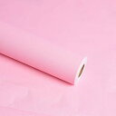 Homya 無地 壁紙シール 防水 リメイクシート 幅45cm全長9.7m のり付き つや消し DIY 剥がせる壁紙 マカロン カッティングシート ピンク