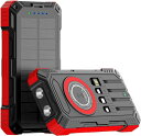 ソーラーチャージャー ケーブル内蔵 モバイルバッテリー 大容量 軽量 ケーブル内蔵 ソーラー充電器 31200mAh 急速充電 QuickCharge 最大3A...