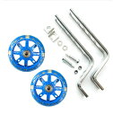 リタプロショップ® LED点滅 子供自転車 補助輪 ブルー 光る キッズ 自転車 ホイール 12-20インチ