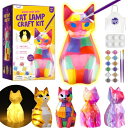 描ける 猫ランプ お絵描きキット 工作キット 手作りキット 動物ランプ 間接照明 子供 メイキングトイ 男の子 女の子 プレゼント おもちゃ