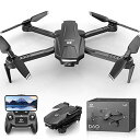 ドローン カメラ付き DEERC 折りたたみ式 1080Pカメラ 90°自動調整可能 初心者向け 軽量 ミニドローン 操作時間22分 高速旋回モード ホバリング...
