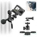 Ulanzi カメラ磁気スタンド 360°回転可能自由雲台 GoPro用アクセサリー カメラ三脚マウント 1/4インチネジ マグネットスタンドセット ボールヘッ...