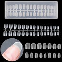 KALOLINNA ネイルチップ 300枚 超薄 自然なフィット感 ネイル用 DIY用 クリア ミディアム 付け爪 クリアチップ 練習用 セルフジェルネイル 収...