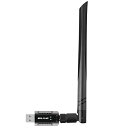 VAVIICLO WiFi 無線LAN 子機 1300Mbps USB3.0 アダプタ 5GHz/2.4GHz デュアルバンド 5dBi 超高速通信 360度回...