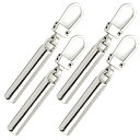 ファスナー 引き手 修理 交換用 ジッパー 4個セット DY.2ten ファスナー 修理キット チャックカバン 財布 衣類 靴 手作り 手芸 DIY 金属製 ジッパータブ プルタブ 交換用