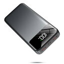 【40000mAh大容量・急速充電】モバイルバッテリー 大容量 モバイルバッテリー 軽量 小型 2台同時充電 LCD残量表示 2WAY入力(Type-C+Mic...