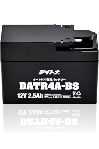 デイトナ(Daytona) YTR4A-BS互換品【　 】 バイク用 バッテリー 12V 密閉型 ゲルタイプ メンテナンスフリー 液入り充電済み DATR4A-BS