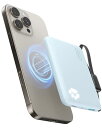 INIU P43 マグネット式 Qi2 ワイヤレス モバイルバッテリー 10000mAh 30W 急速充電 ポータブル充電器 大容量 軽量 小型 USB C 入出力 USB-C ケーブル付き パワーバンク iPhone 16 / 15 / 14 / 13 / 12 シリーズ