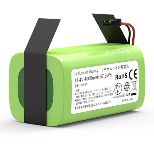 KEATFE robovac Eufy 交換用バッテリー 14.4V 4000mAh 互換 anker Eufy ロボット掃除機バッテリー14.4v g20,11,11S,11S MAX,12,15T,30C,長寿命、故障機器の回収 パフォーマンス、BMS保護回路、4時間以上連続稼働互のサムネイル