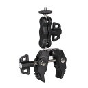 AKASO クランプマウント スーパークランプ 360°回転角度調整 1/4ネジ 3/8ネジ パイプクランプ 蟹バサミクランプ Gopro Insta360 D...