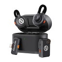 Hollyland Lark M2S Mini Combo (カメラ RX+USB-C RX) ワイヤレスマイク 超軽量7g チタンクリップ式 48Khz/24...