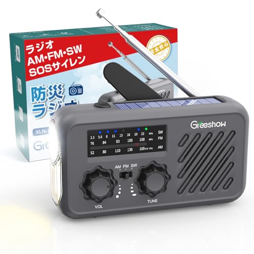 ɺҰǧʡ Greeshow ɺҥ饸 ¿ǽ ӥ饸 SW/AM/FM 󤷥饸 (FMȿ76Mhz-108...