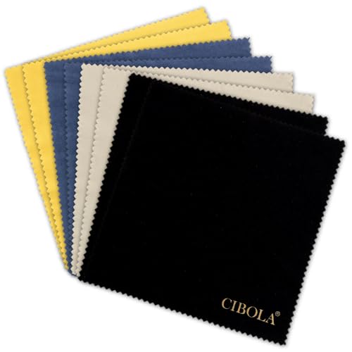 楽天生活雑貨ARC[ CIBOLA ] メガネ拭き クロス 8枚入り 個包装 マイクロファイバー 眼鏡拭き メガネ スマートフォン パソコン テレビ 液晶画面 クリーナー 指紋拭き 水洗い可能 （4色セット（各2枚・計8枚）, 15cm x 1