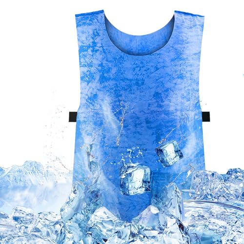 [HYEIOL] 冷却ベスト クールベスト クールベスト 水で濡らすだけ 電気保冷剤要らず 水冷服 メンズ作業ジャケット・コート 10時間保冷継続 PVA素材 スポーツ 洗濯可能 物理冷却 熱中症対策グッ