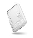 Aulumu M03 Power Bank MagSafe対応 | スタンド付きバッテリーパック 3.5K | iPhone 16/15/14/13/12シリーズ対応 | ワイヤレスポータブル充電器 - ホワイト