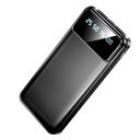 大容量モバイルバッテリー 40000mAh 急速充電 スマホ充電器 2台同時充電 LCD残量表示 スマホ充電器 携帯充電器 持ち運び便利 最大2.1A出力 2USB出力ポート LEDライト付 多重安全保護機能 安心使用