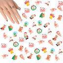 ネイルパーツ クリスマス 約100セット 可愛い サンタ 雪だるま クリスマスツリー トナカイ ベル 3D 立体 大きい ネイルパーツ ストーン ネイルアート ジュエリーパーツ 手芸 ハンドメイド デ