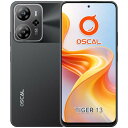 OSCAL Tiger13 5G スマホ Android 14 スマホ 本体 simフリー24GB+256GB+2TB拡張 6.67インチ大画面 デュアル5G対応 スマートフォ 90HZリフレッシュレート、50MP AIカメラ、5000mAhバッテリー+18w急速充電、指紋認
