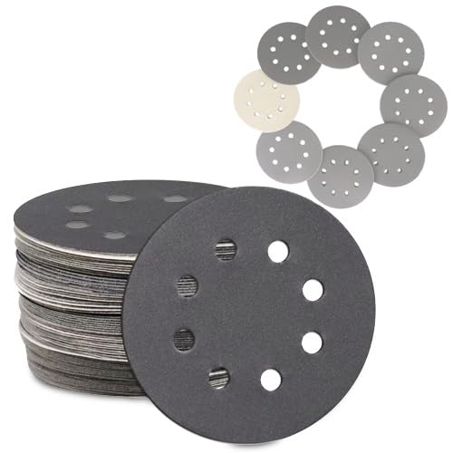 ǥ󥰥ǥ 125mm ѿڡѡ ʼ  80祻å(#240#400#600#800#1000#1500#2000#3000)ݷ 8...
