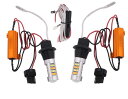 e-smile ウィンカー ポジションキット 42 LED SMD ツインカラー ハイフラ防止 抵抗器付 ライト T20