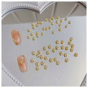 ネイルパーツ 花 40個セット 3D 立体 パールフラワー ネイルパーツ ゴールド シルバー ネイルパーツ 大きめ 小さい 花 ネイルパーツ ストーン キラキラ ネイルアート ジュエリーパーツ 手作