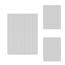 DreaModes ステンレスメッシュ 3枚セット 網目約1mm 約30x21cm 金網 ステンレス 金属メッシュ 産業用金網 防虫 平織金網 産業用 濾過網 20メッシュ 線径約0.4mm 高硬度 錆びない 換気 耐高温 防鼠 園