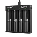 XTAR MX4 電池充電器 1.5Vリチウム電池とニッケル水素 単3·単4充電池 3.2V LiFePO4と3.6/3.7 Vリチウム電池10440...