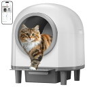 CATCOOL猫 トイレ 自動 10つのセンサー搭載 猫用階段付き 猫トイレ全自動 100Lの大容量 自動トイレ 多頭飼いにも最適 専用APP 遠隔操作 IOS/Android対応 臭い漏れを抑制 自動清掃 日本語説明書付き