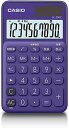 カシオ カラフル電卓 パープル 10桁 手帳タイプ SL-300C-PL-N