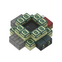 マグネットブロックセット DIY 子供 おもちゃ 磁性構築ブロック 磁気ブロックプレイセット ビルディング マグネットパズル (末地ワープポータル)