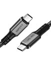 SUPERV CC240 USB-C 急速充電ケーブル 8K 映像出力 (240W 40Gbps USB4 Thunderbolt 4) NAS転送 高速データ転送 48V/5A type-c PD対応 (1.0m ブラック)